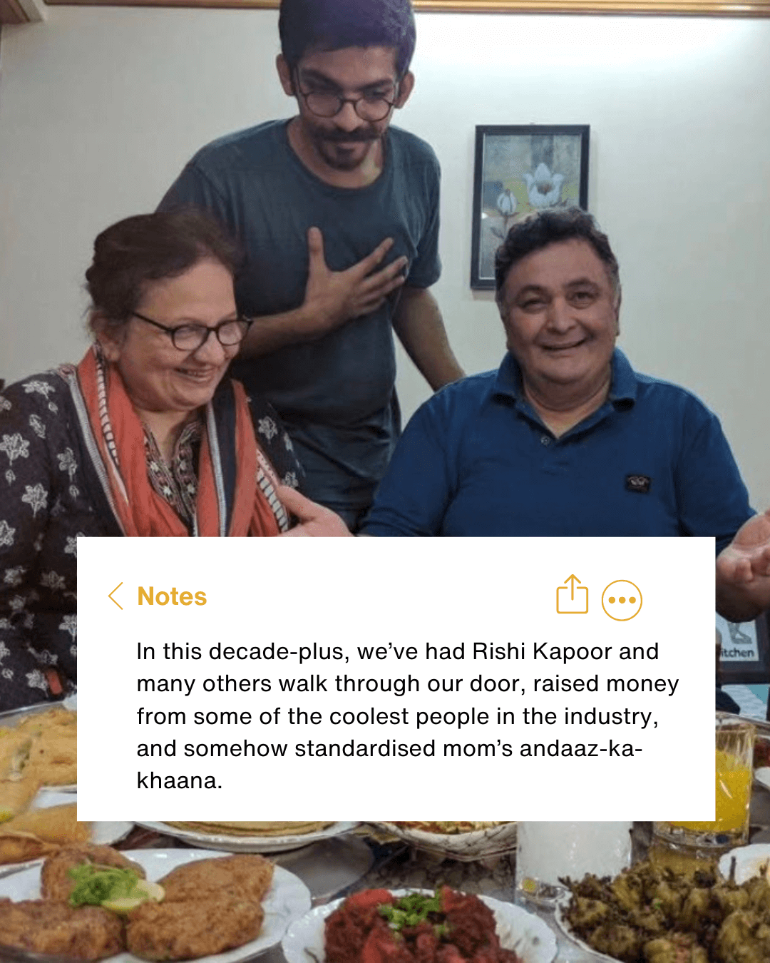 The Bohri Kitchen shutdown announcement note, slide 3 of the story gallery